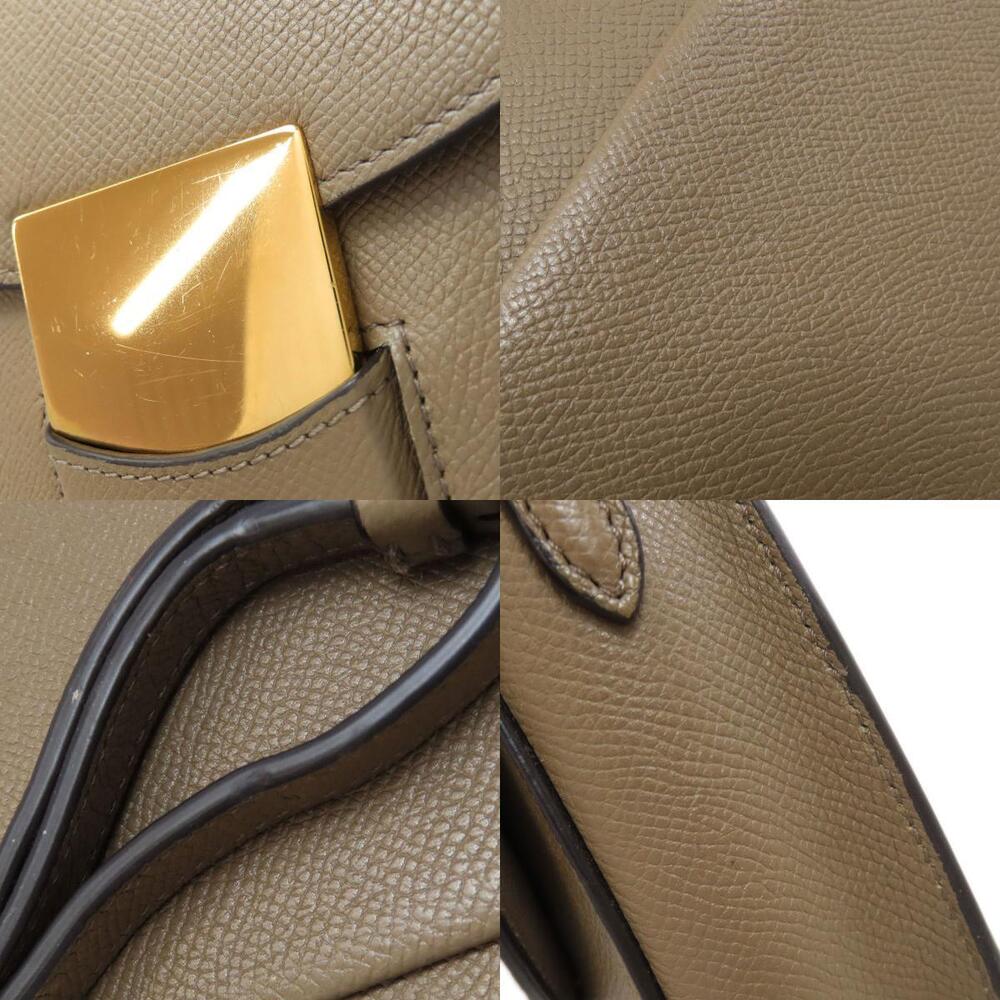 Celine Trotteur crossbody bag Beige Brown - Picture 9 of 11